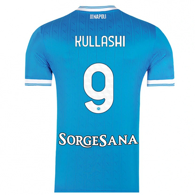 Danxen Damen Loreta Kullashi #9 Himmelblau Weiß Heimtrikot Trikot 2025/26 T-Shirt Österreich