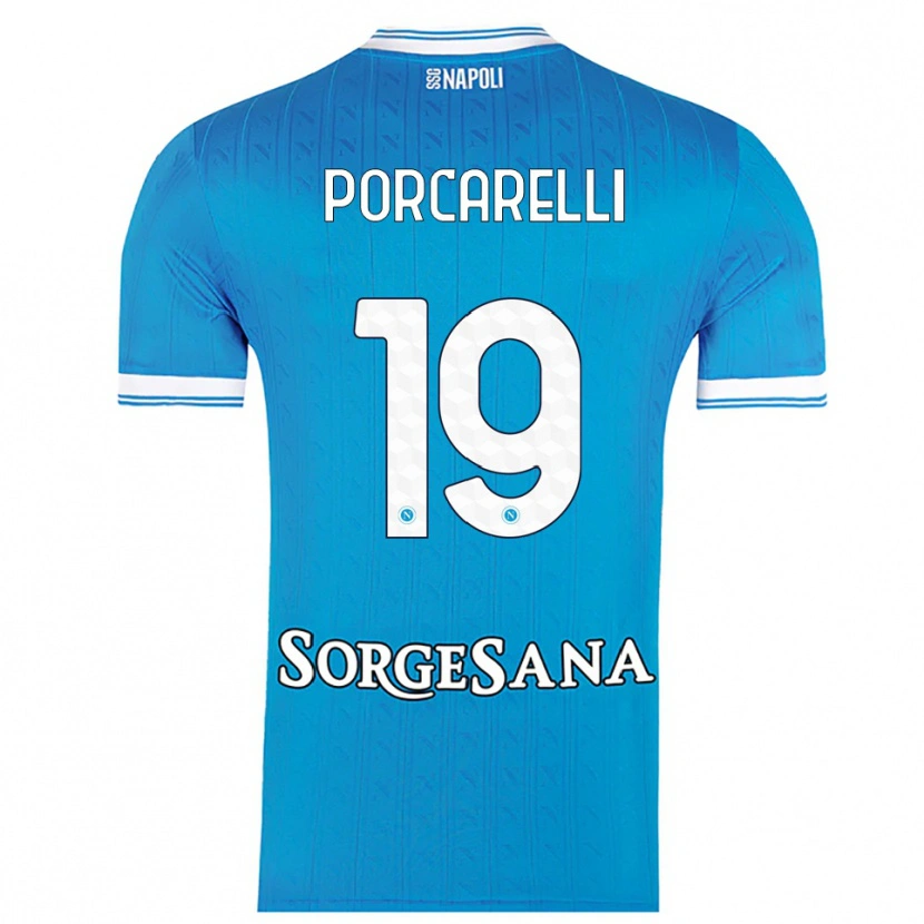 Danxen Damen Maddelena Porcarelli #19 Himmelblau Weiß Heimtrikot Trikot 2025/26 T-Shirt Österreich