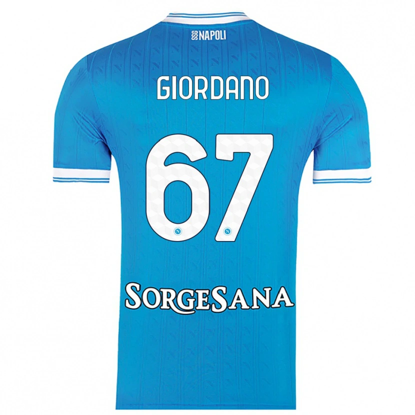 Danxen Damen Michela Giordano #67 Himmelblau Weiß Heimtrikot Trikot 2025/26 T-Shirt Österreich