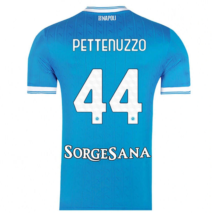 Danxen Damen Tecla Pettenuzzo #44 Himmelblau Weiß Heimtrikot Trikot 2025/26 T-Shirt Österreich