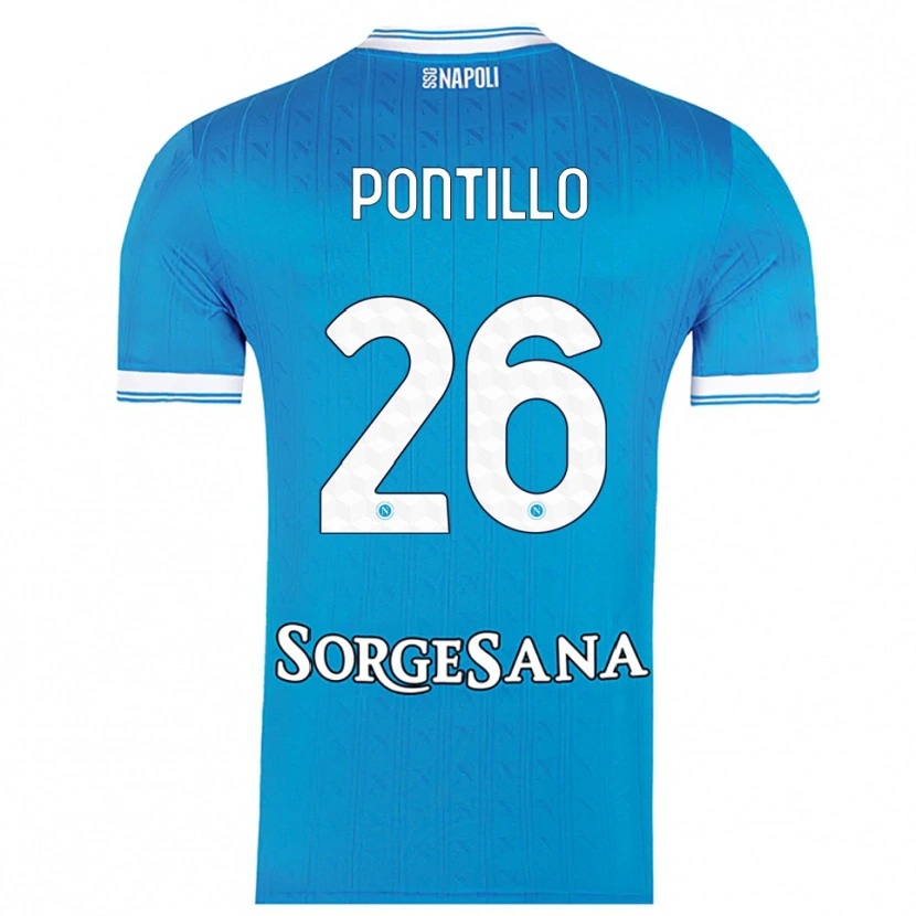 Danxen Damen Pasquale Pontillo #26 Himmelblau Weiß Heimtrikot Trikot 2025/26 T-Shirt Österreich
