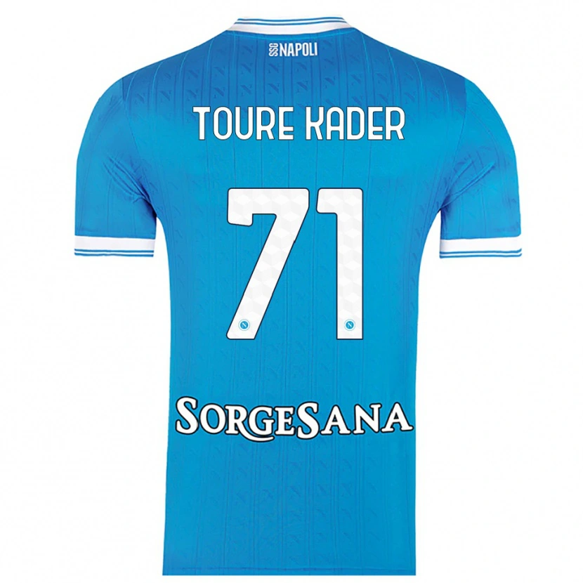 Danxen Damen Aziz Toure Kader #71 Himmelblau Weiß Heimtrikot Trikot 2025/26 T-Shirt Österreich