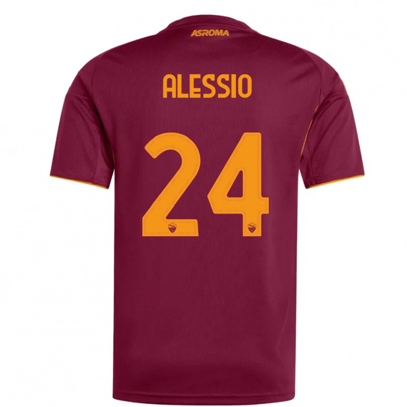 Danxen Damen Filippo Alessio #24 Burgunderrot Orange Heimtrikot Trikot 2025/26 T-Shirt Österreich