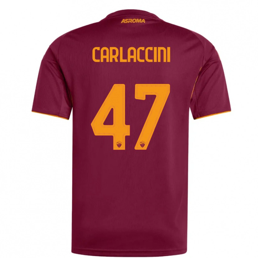 Danxen Damen Samuele Carlaccini #47 Burgunderrot Orange Heimtrikot Trikot 2025/26 T-Shirt Österreich