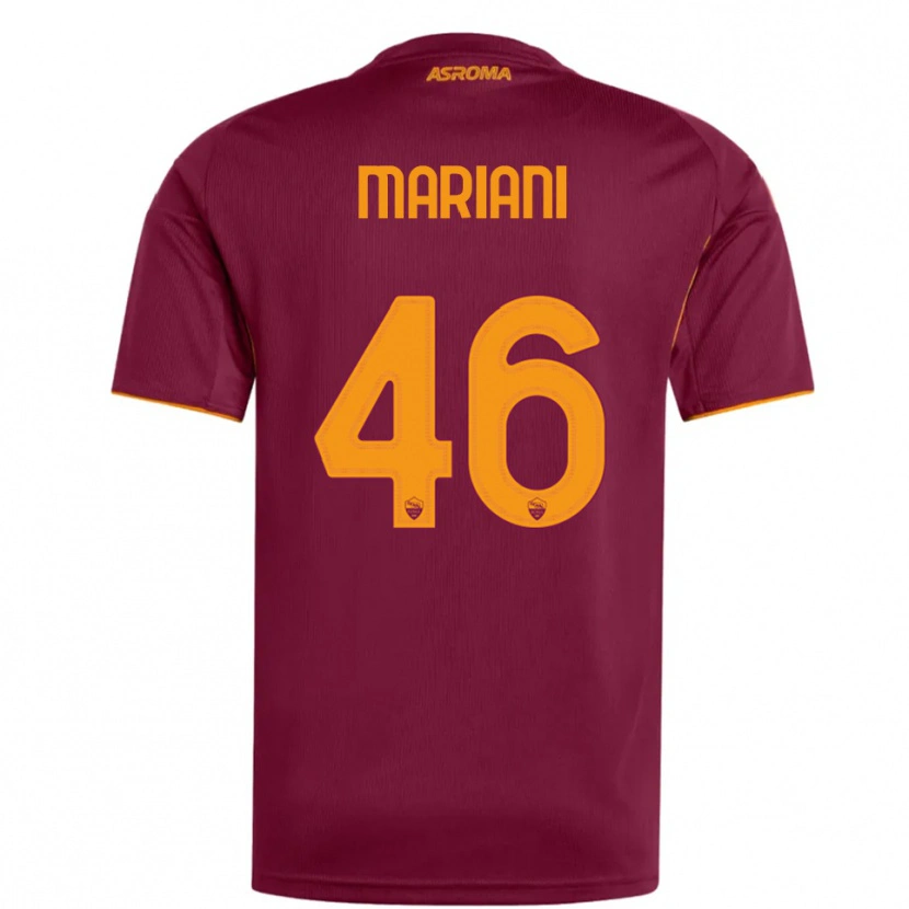 Danxen Damen Christian Mariani #46 Burgunderrot Orange Heimtrikot Trikot 2025/26 T-Shirt Österreich