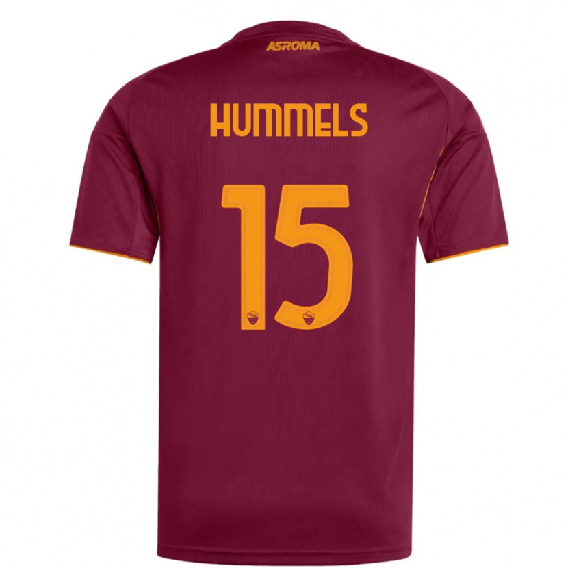 Danxen Damen Mats Hummels #15 Burgunderrot Orange Heimtrikot Trikot 2025/26 T-Shirt Österreich