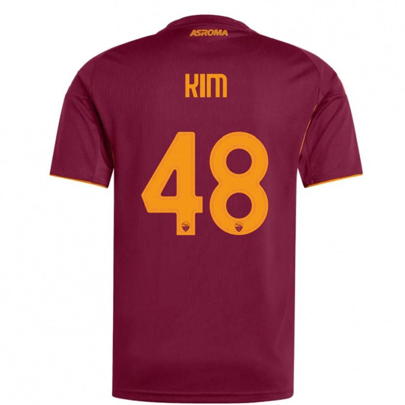 Danxen Damen Shin-Ji Kim #48 Burgunderrot Orange Heimtrikot Trikot 2025/26 T-Shirt Österreich
