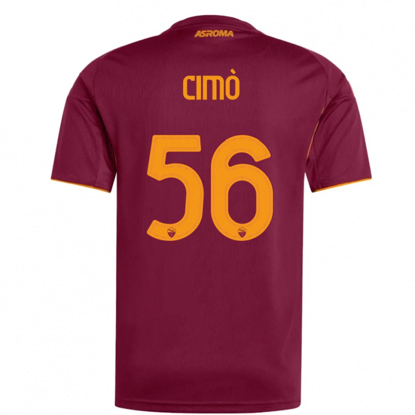 Danxen Damen Giada Cimò #56 Burgunderrot Orange Heimtrikot Trikot 2025/26 T-Shirt Österreich