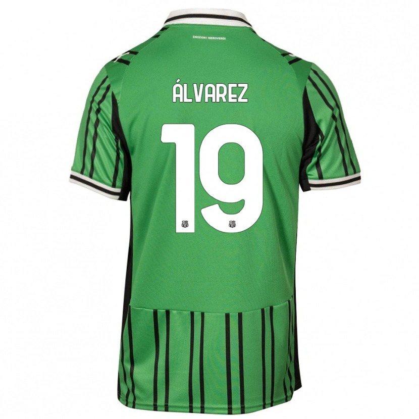 Danxen Damen Agustín Álvarez #19 Grün Schwarz Heimtrikot Trikot 2025/26 T-Shirt Österreich