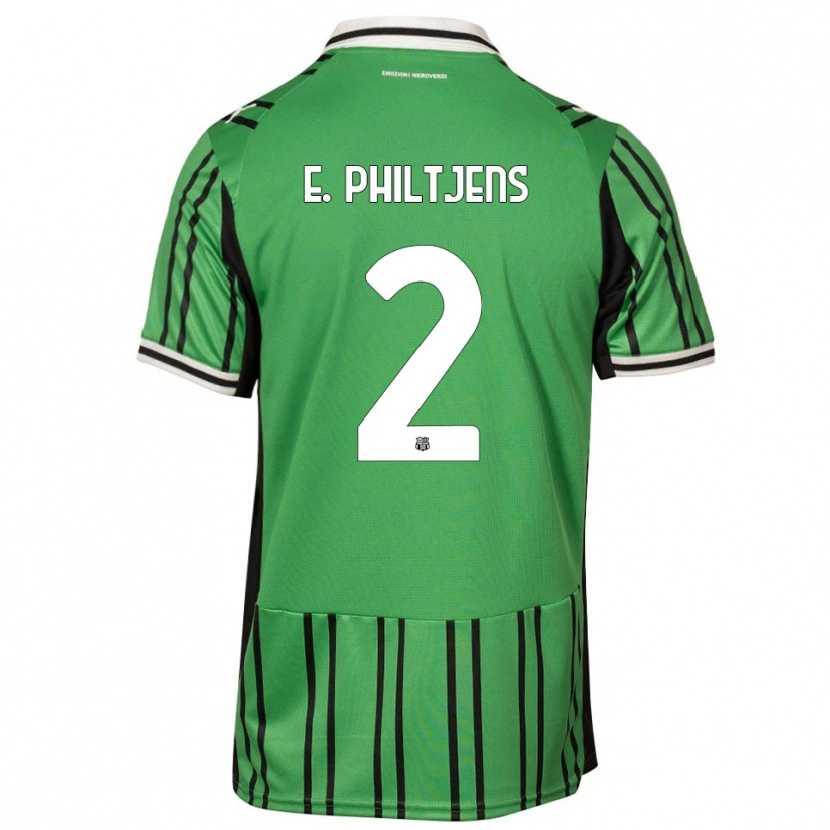 Danxen Damen Davina Brigitte E. Philtjens #2 Grün Schwarz Heimtrikot Trikot 2025/26 T-Shirt Österreich