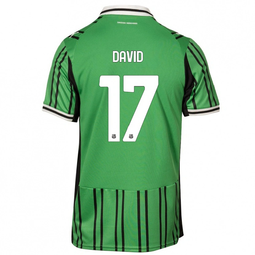 Danxen Damen Mario David #17 Grün Schwarz Heimtrikot Trikot 2025/26 T-Shirt Österreich