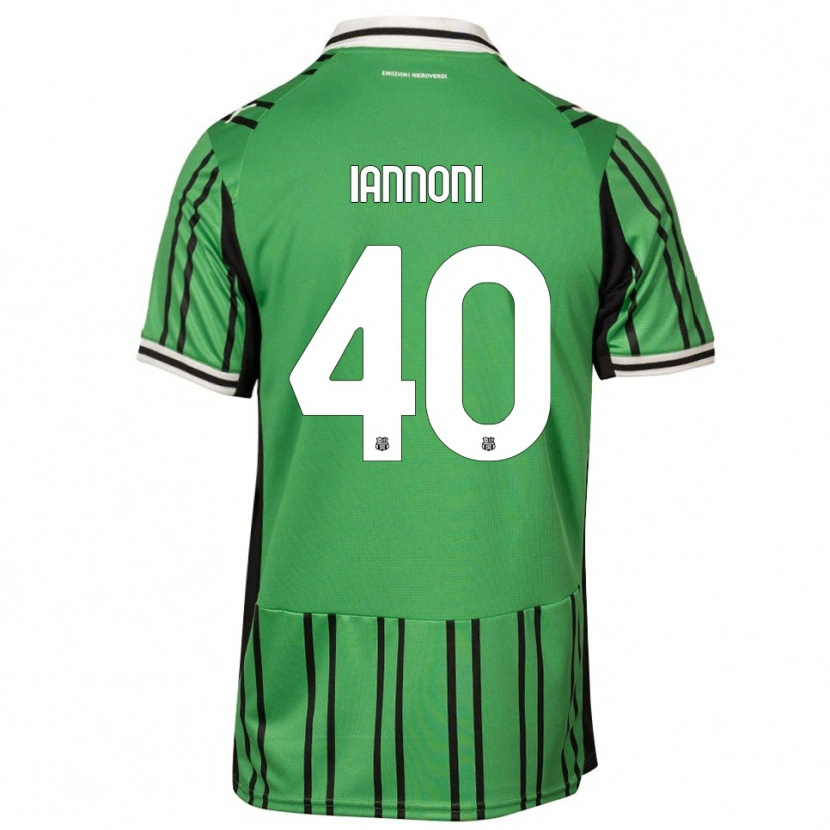 Danxen Damen Edoardo Iannoni #40 Grün Schwarz Heimtrikot Trikot 2025/26 T-Shirt Österreich