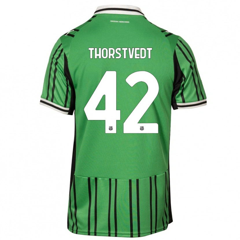 Danxen Damen Kristian Thorstvedt #42 Grün Schwarz Heimtrikot Trikot 2025/26 T-Shirt Österreich