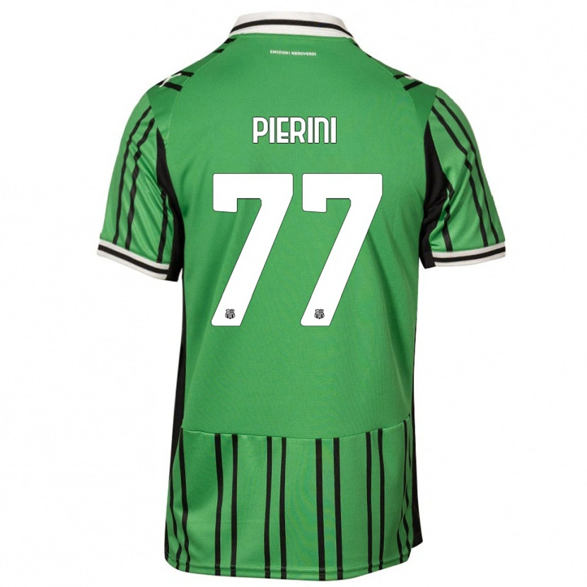 Danxen Damen Nicholas Pierini #77 Grün Schwarz Heimtrikot Trikot 2025/26 T-Shirt Österreich