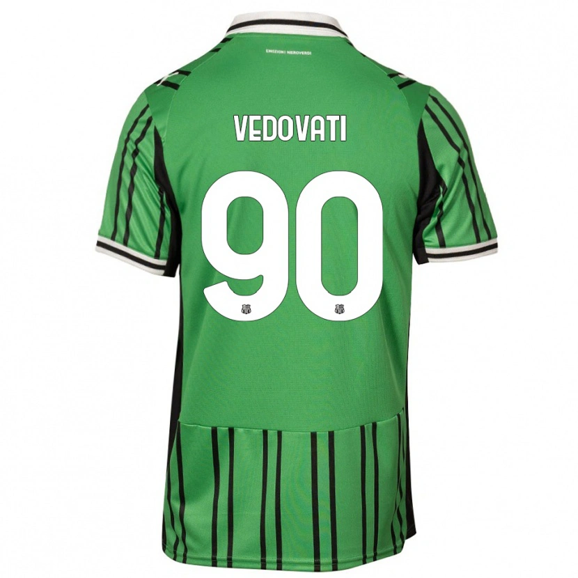 Danxen Damen Gabriele Vedovati #90 Grün Schwarz Heimtrikot Trikot 2025/26 T-Shirt Österreich