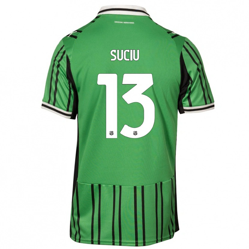 Danxen Damen Tudor Suciu #13 Grün Schwarz Heimtrikot Trikot 2025/26 T-Shirt Österreich