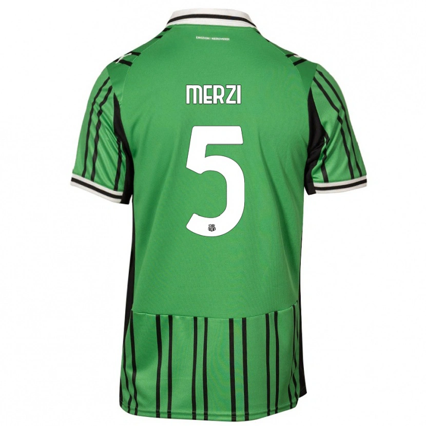 Danxen Damen Matteo Merzi #5 Grün Schwarz Heimtrikot Trikot 2025/26 T-Shirt Österreich