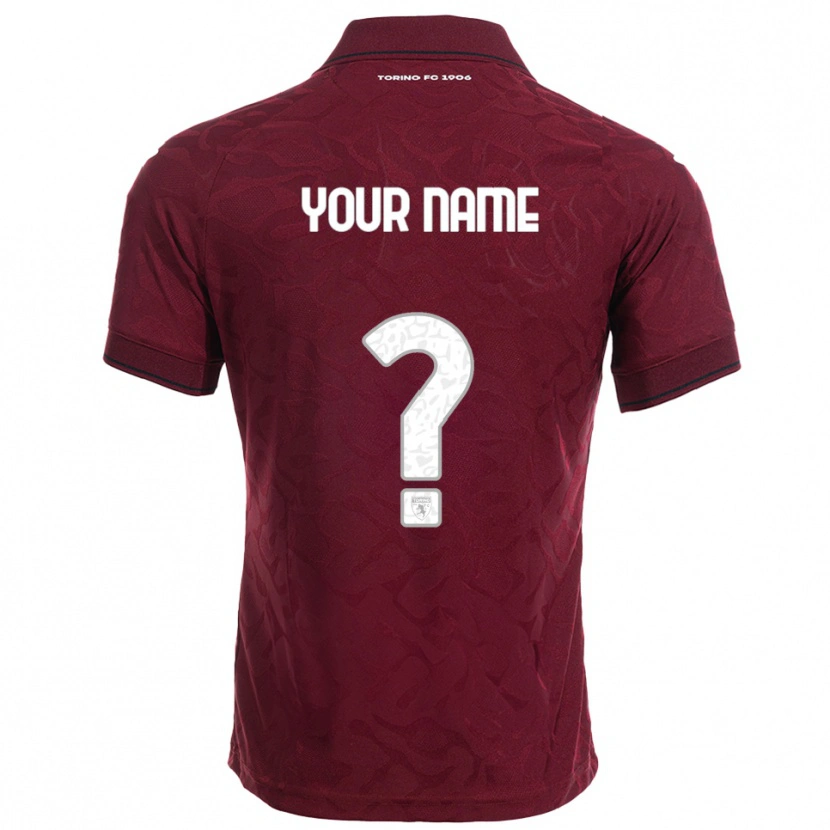 Danxen Damen Ihren Namen #0 Burgunderrot Weiß Heimtrikot Trikot 2025/26 T-Shirt Österreich
