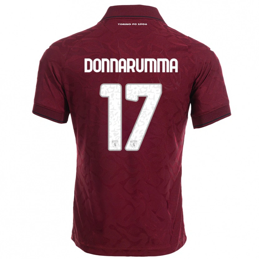 Danxen Damen Antonio Donnarumma #17 Burgunderrot Weiß Heimtrikot Trikot 2025/26 T-Shirt Österreich