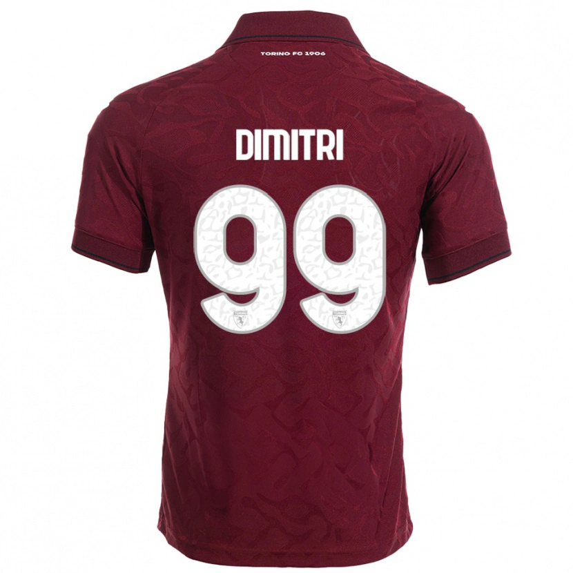 Danxen Damen Matteo Dimitri #99 Burgunderrot Weiß Heimtrikot Trikot 2025/26 T-Shirt Österreich