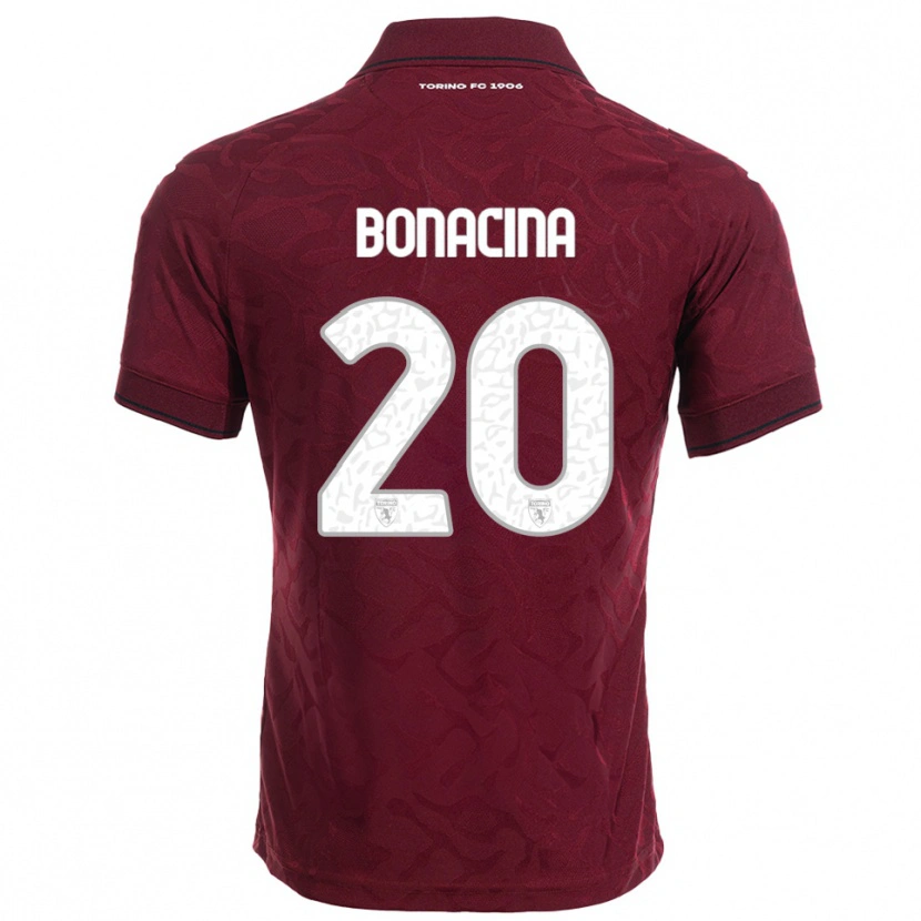 Danxen Damen David Bonacina #20 Burgunderrot Weiß Heimtrikot Trikot 2025/26 T-Shirt Österreich