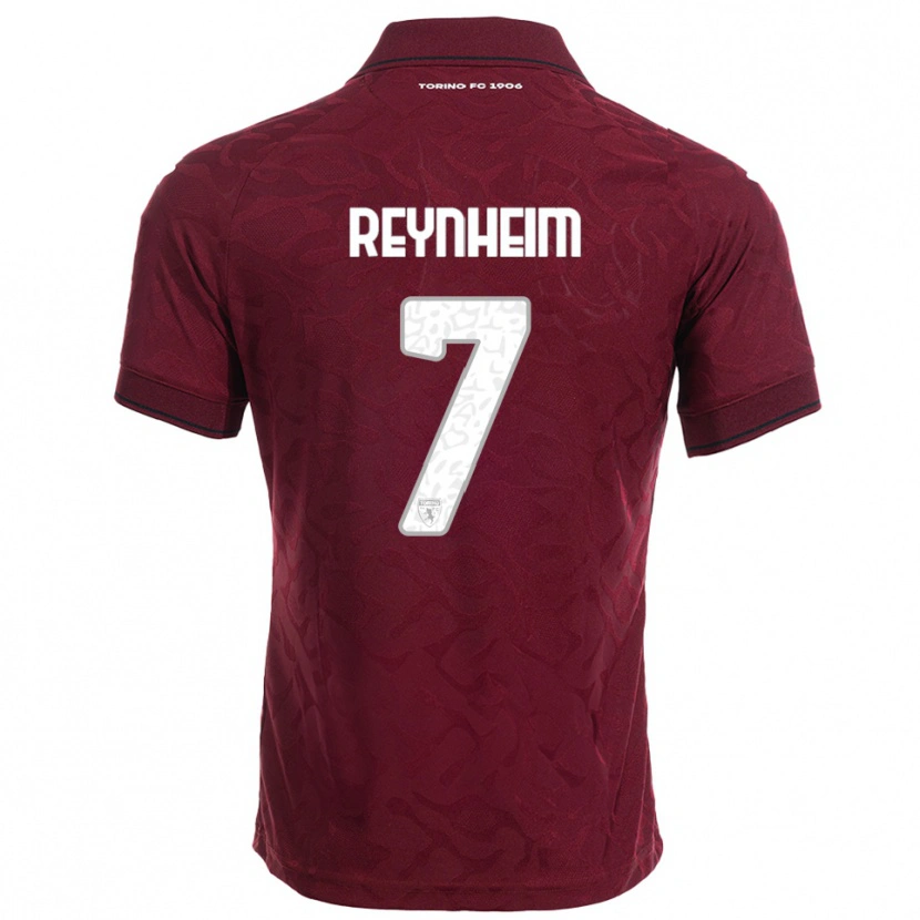 Danxen Damen Dávid Reynheim #7 Burgunderrot Weiß Heimtrikot Trikot 2025/26 T-Shirt Österreich