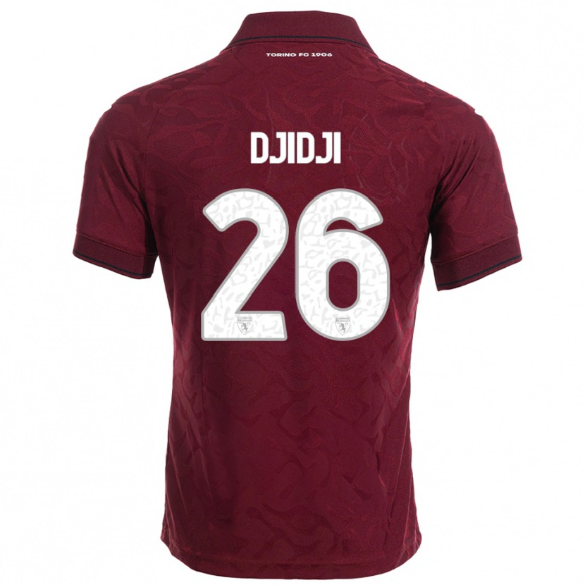 Danxen Damen Koffi Djidji #26 Burgunderrot Weiß Heimtrikot Trikot 2025/26 T-Shirt Österreich