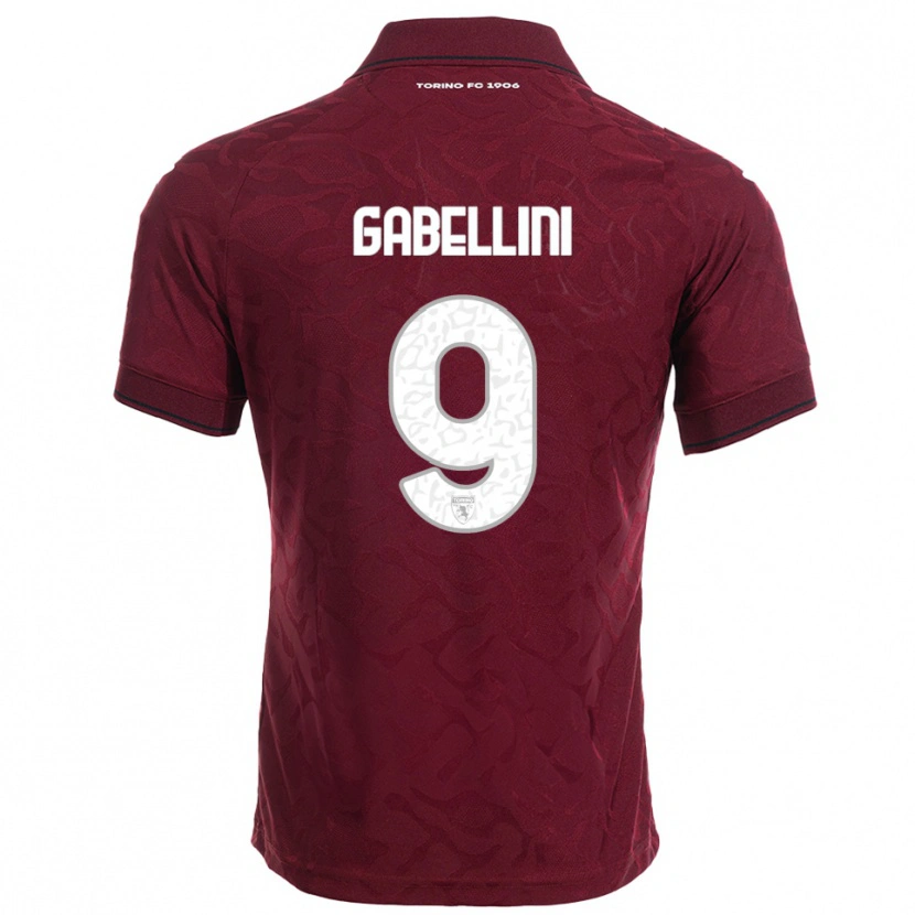 Danxen Damen Tommaso Gabellini #9 Burgunderrot Weiß Heimtrikot Trikot 2025/26 T-Shirt Österreich