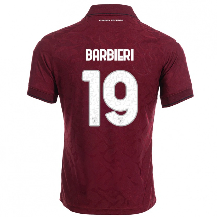 Danxen Damen Raffaella Barbieri #19 Burgunderrot Weiß Heimtrikot Trikot 2025/26 T-Shirt Österreich