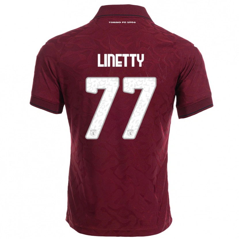 Danxen Damen Karol Linetty #77 Burgunderrot Weiß Heimtrikot Trikot 2025/26 T-Shirt Österreich