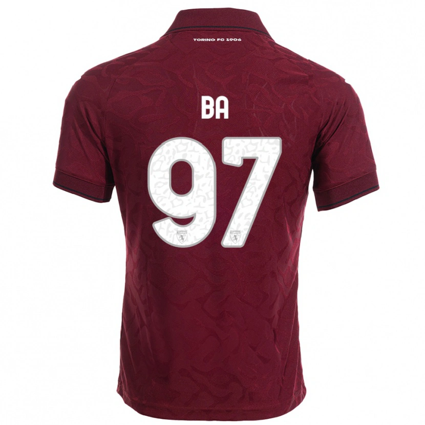 Danxen Damen El-Hadji Ba #97 Burgunderrot Weiß Heimtrikot Trikot 2025/26 T-Shirt Österreich