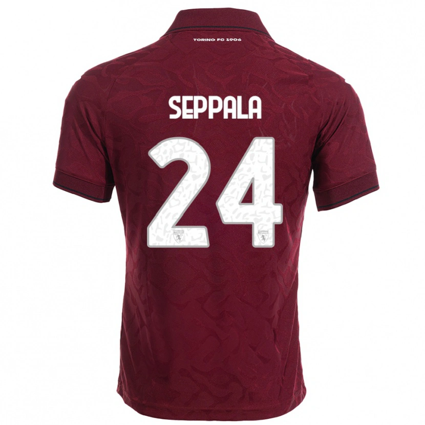 Danxen Damen Rosa Lappi-Seppälä #24 Burgunderrot Weiß Heimtrikot Trikot 2025/26 T-Shirt Österreich