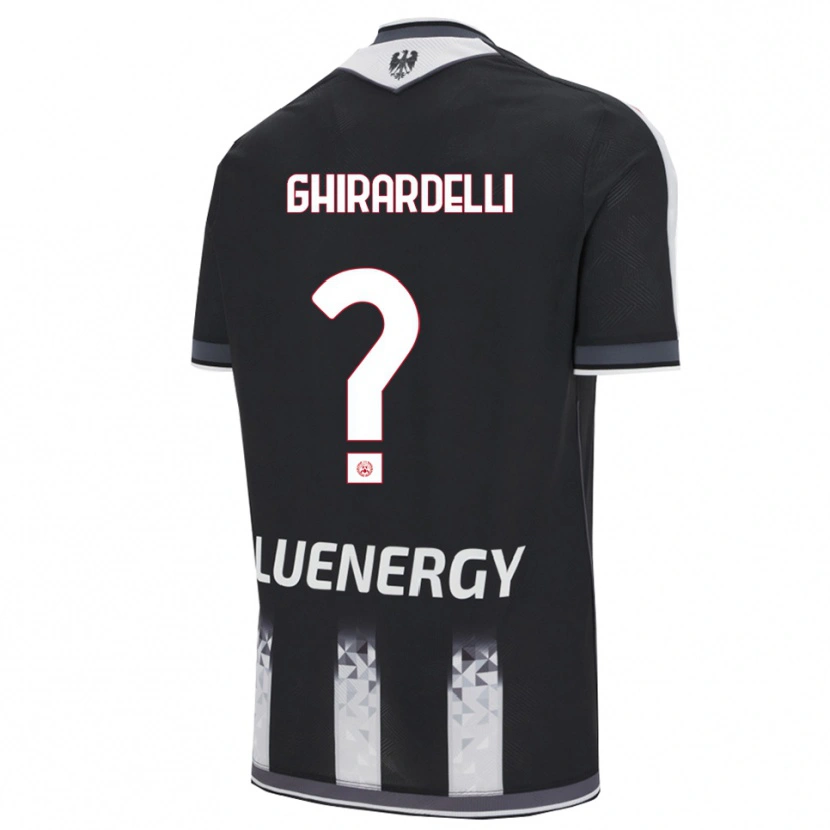 Danxen Damen Davide Ghirardelli #0 Schwarz Weiß Heimtrikot Trikot 2025/26 T-Shirt Österreich