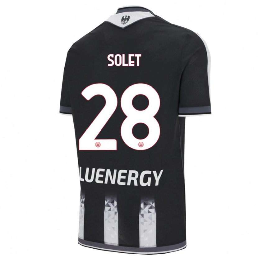 Danxen Damen Oumar Solet #28 Schwarz Weiß Heimtrikot Trikot 2025/26 T-Shirt Österreich