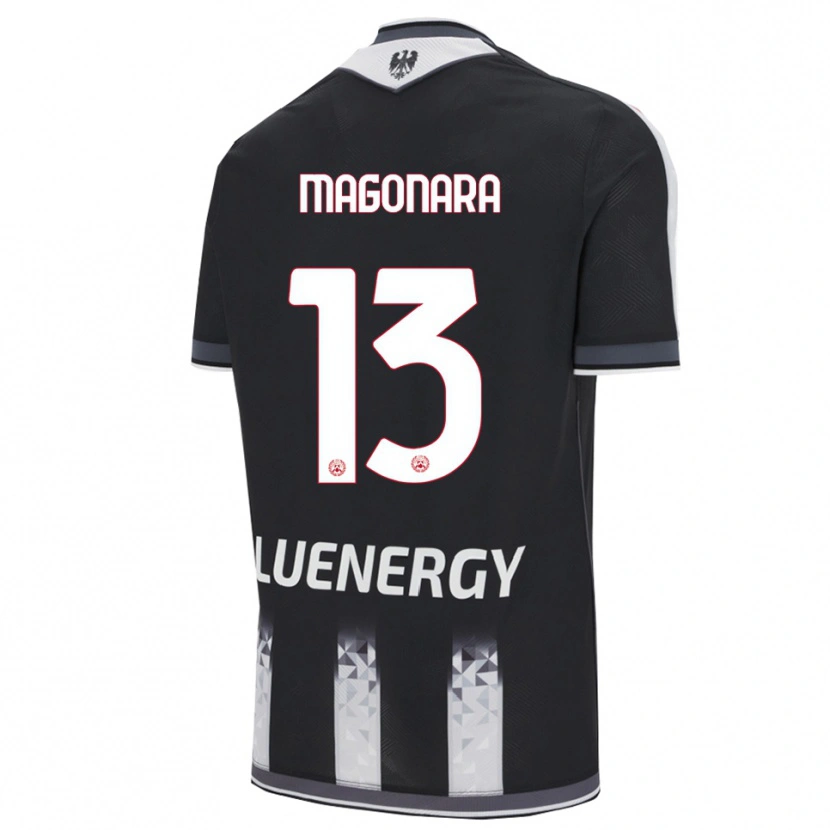 Danxen Damen Matteo Magonara #13 Schwarz Weiß Heimtrikot Trikot 2025/26 T-Shirt Österreich