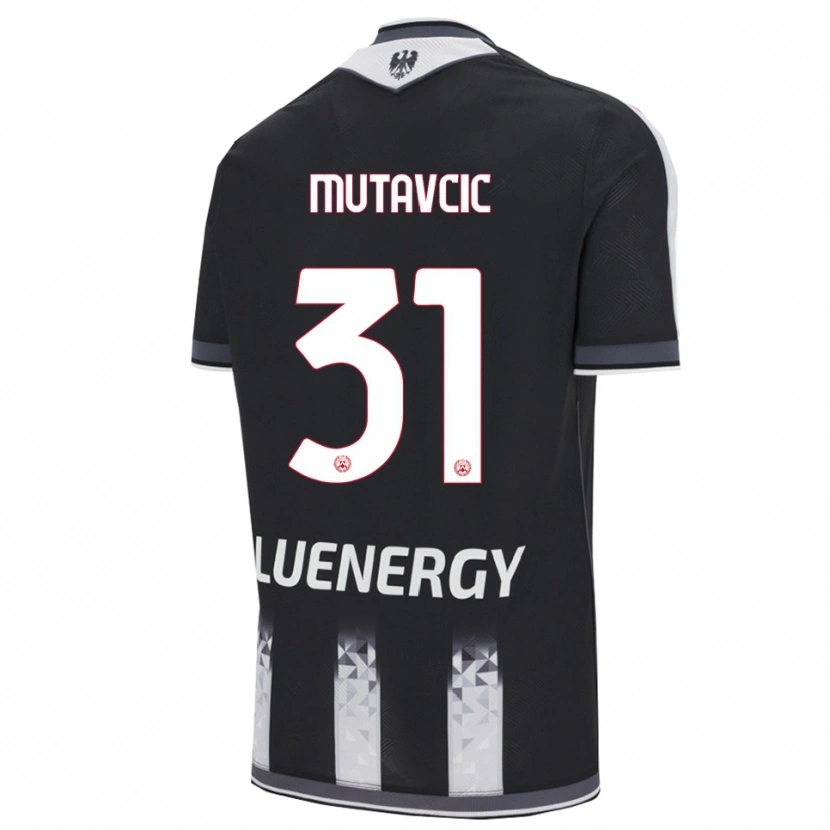 Danxen Damen Jan Mutavcic #31 Schwarz Weiß Heimtrikot Trikot 2025/26 T-Shirt Österreich
