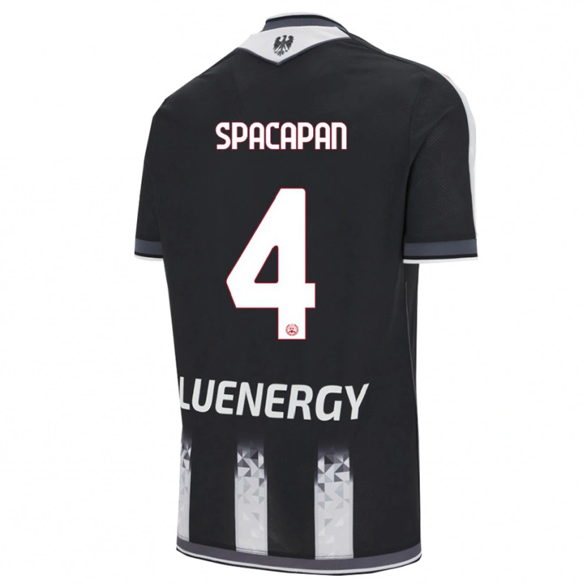 Danxen Damen Luka Spacapan #4 Schwarz Weiß Heimtrikot Trikot 2025/26 T-Shirt Österreich