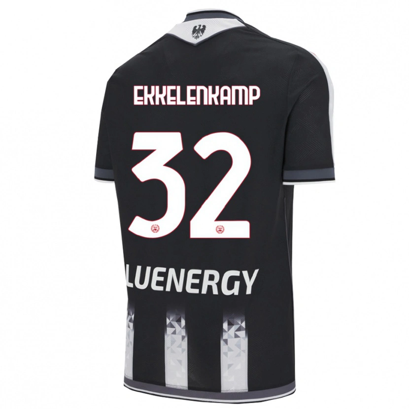 Danxen Damen Jurgen Ekkelenkamp #32 Schwarz Weiß Heimtrikot Trikot 2025/26 T-Shirt Österreich