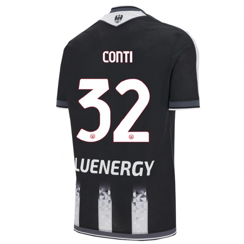 Danxen Damen Manuel Conti #32 Schwarz Weiß Heimtrikot Trikot 2025/26 T-Shirt Österreich