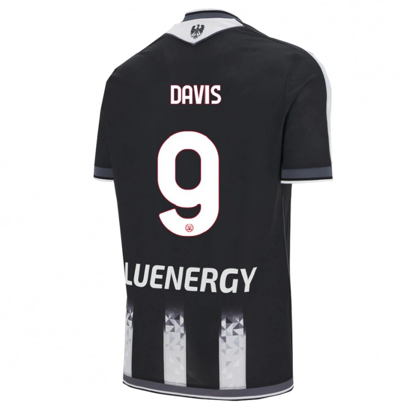Danxen Damen Keinan Davis #9 Schwarz Weiß Heimtrikot Trikot 2025/26 T-Shirt Österreich
