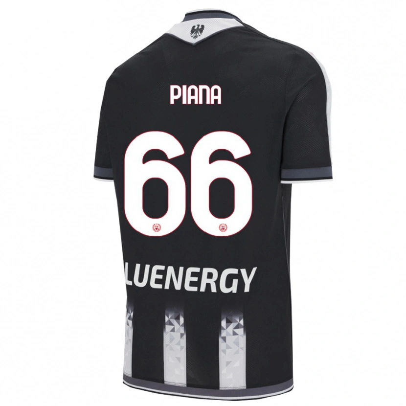 Danxen Damen Edoardo Piana #66 Schwarz Weiß Heimtrikot Trikot 2025/26 T-Shirt Österreich
