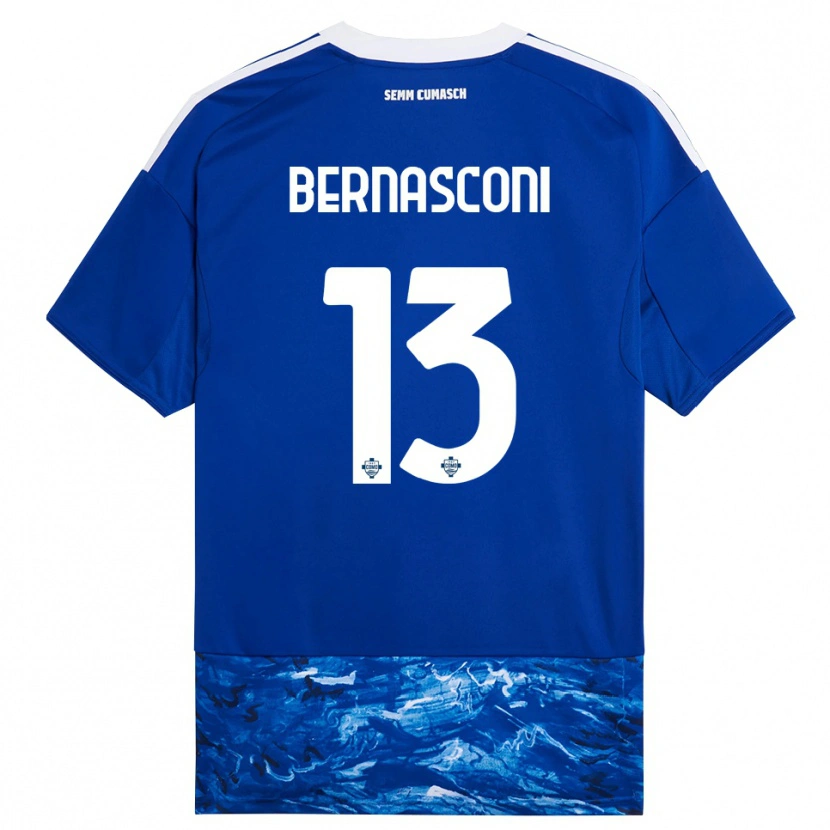 Danxen Damen Enea Bernasconi #13 Blau Weiß Heimtrikot Trikot 2025/26 T-Shirt Österreich