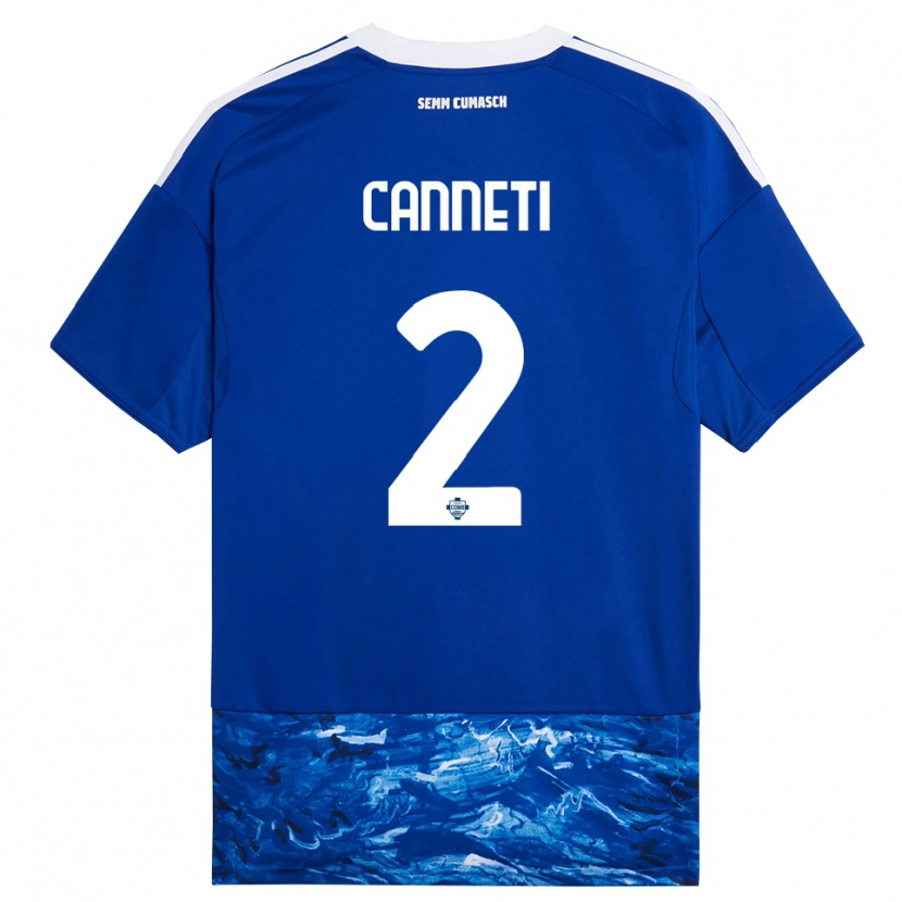 Danxen Damen Jacopo Canneti #2 Blau Weiß Heimtrikot Trikot 2025/26 T-Shirt Österreich