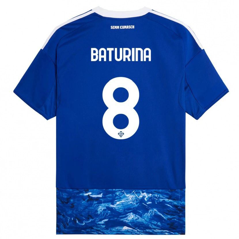 Danxen Damen Martin Baturina #8 Blau Weiß Heimtrikot Trikot 2025/26 T-Shirt Österreich
