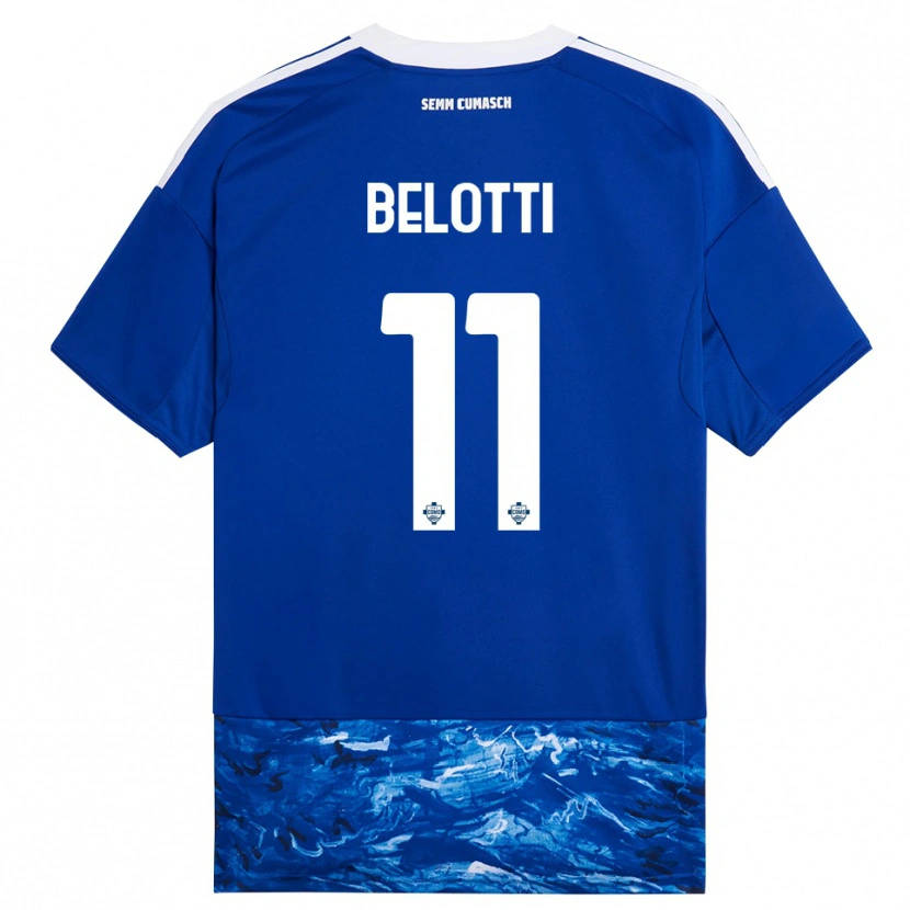 Danxen Damen Andrea Belotti #11 Blau Weiß Heimtrikot Trikot 2025/26 T-Shirt Österreich