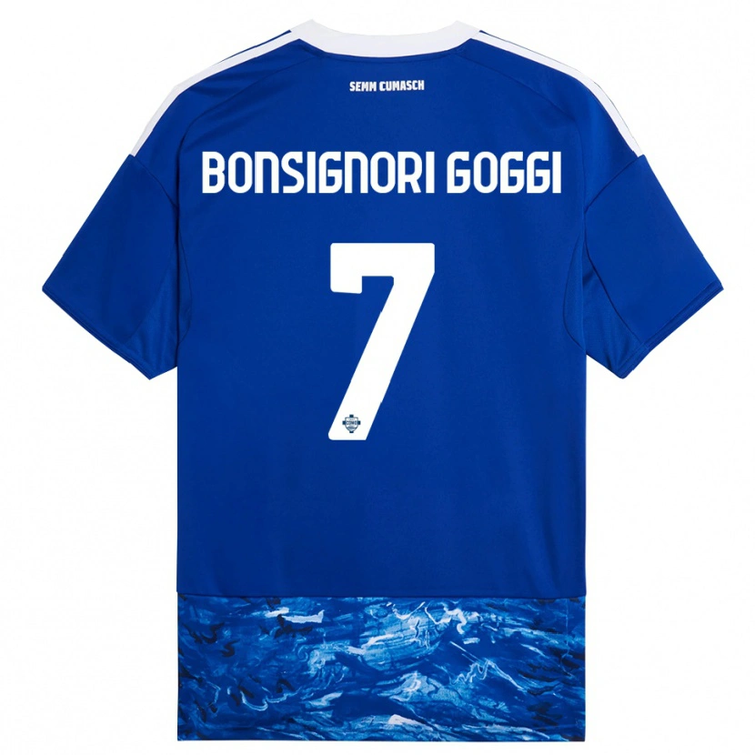 Danxen Damen Lorenzo Bonsignori #7 Blau Weiß Heimtrikot Trikot 2025/26 T-Shirt Österreich