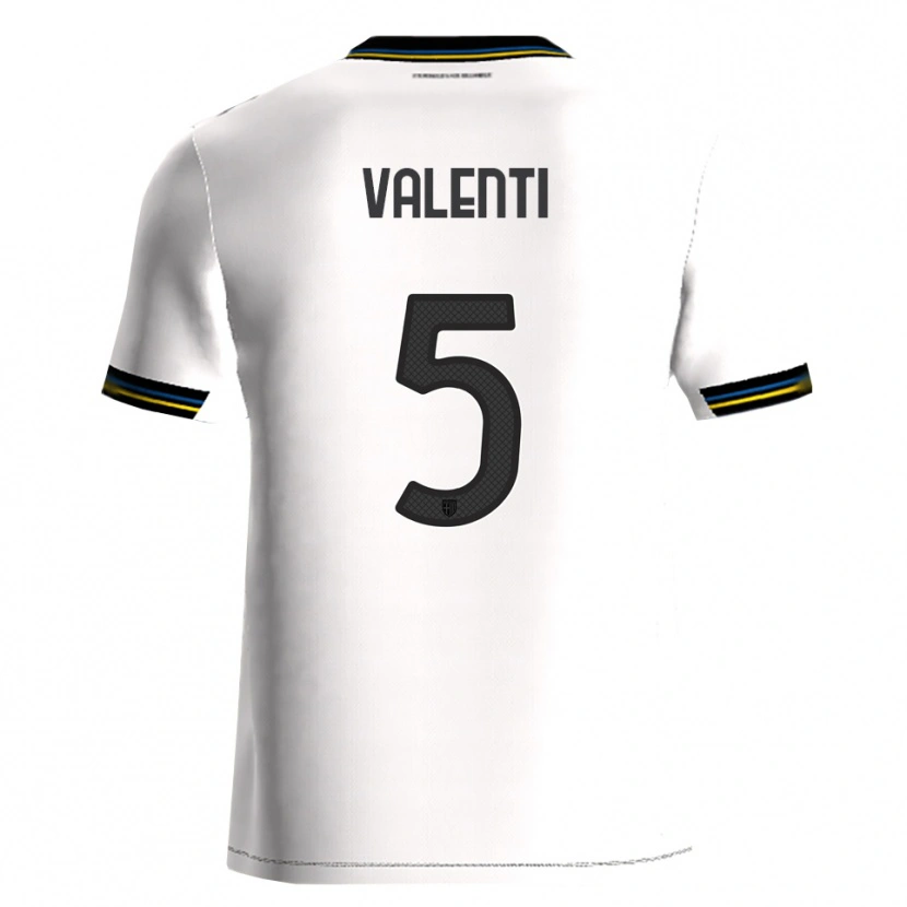 Danxen Damen Lautaro Valenti #5 Weiß Schwarz Heimtrikot Trikot 2025/26 T-Shirt Österreich