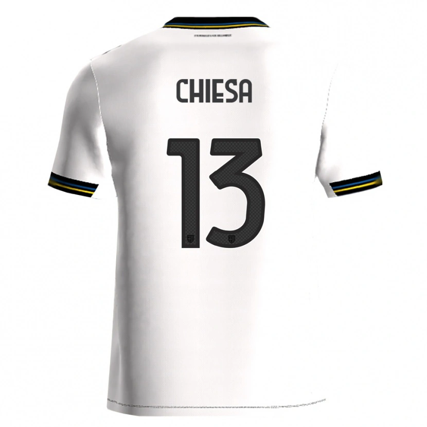 Danxen Damen Riccardo Chiesa #13 Weiß Schwarz Heimtrikot Trikot 2025/26 T-Shirt Österreich