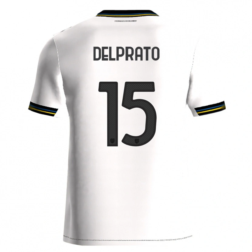 Danxen Damen Enrico Delprato #15 Weiß Schwarz Heimtrikot Trikot 2025/26 T-Shirt Österreich