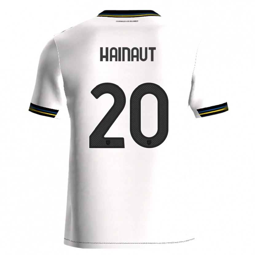 Danxen Damen Antoine Hainaut #20 Weiß Schwarz Heimtrikot Trikot 2025/26 T-Shirt Österreich